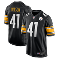 Pittsburgh Steelers Payton Wilson Nike Black Game Jersey product image 1, provided for visual reference and product detail