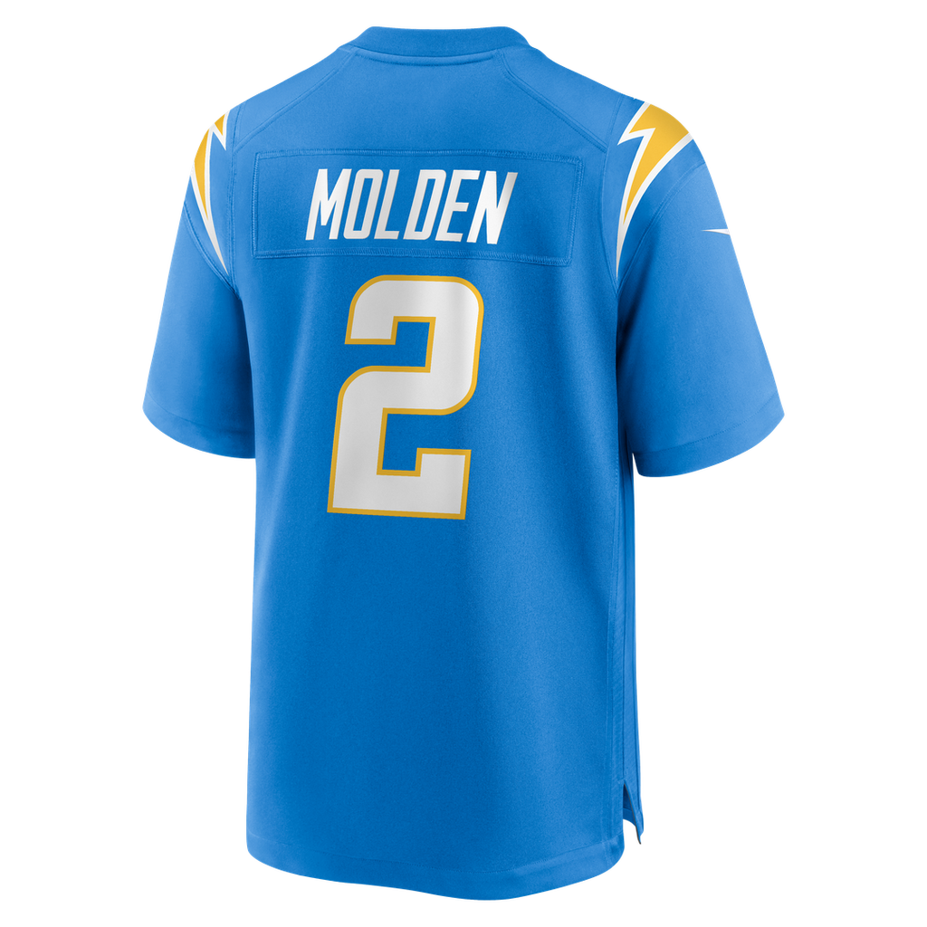 Los Angeles Chargers Elijah Molden Nike Powder Blue Team Game Jersey product image 3, provided for visual reference and