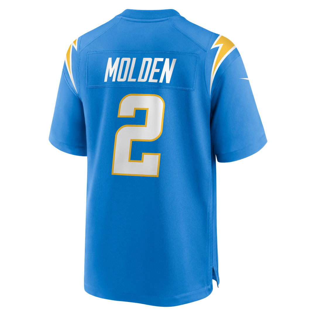 Los Angeles Chargers Elijah Molden Nike Powder Blue Team Game Jersey product image 3, provided for visual reference and