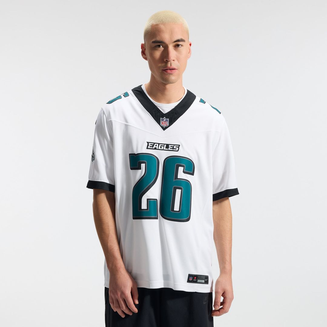 Philadelphia Eagles Saquon Barkley Nike Black Alternate Vapor F.U.S.E. Stitched Limited Jersey product image 14, provided