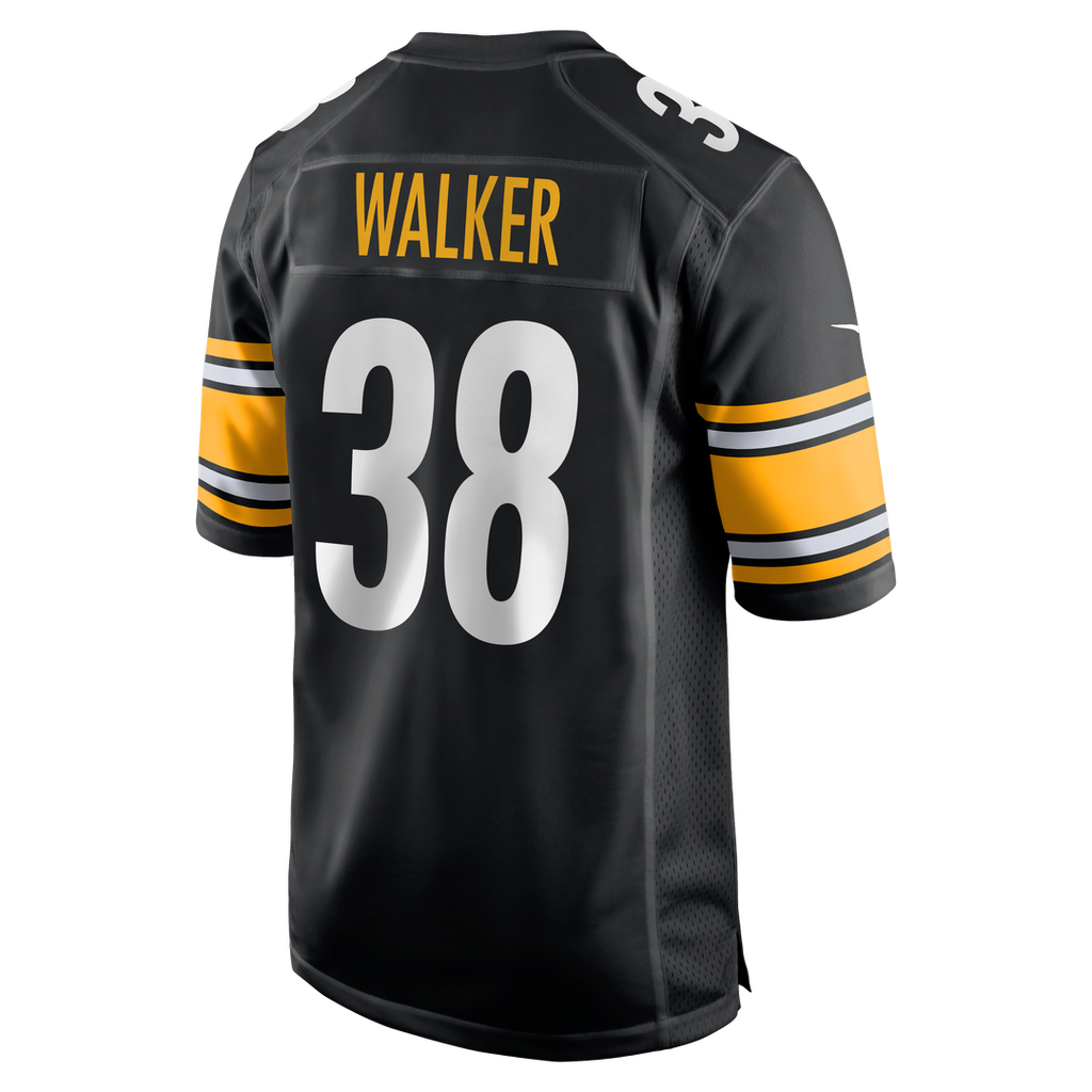 Pittsburgh Steelers Mykal Walker Nike Black Team Game Jersey product image 3, provided for visual reference and product
