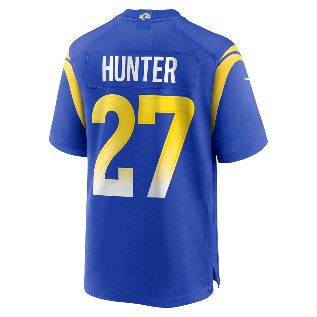 Los Angeles Rams Jarquez Hunter Nike Royal Team Game Jersey product image 3, provided for visual reference and product