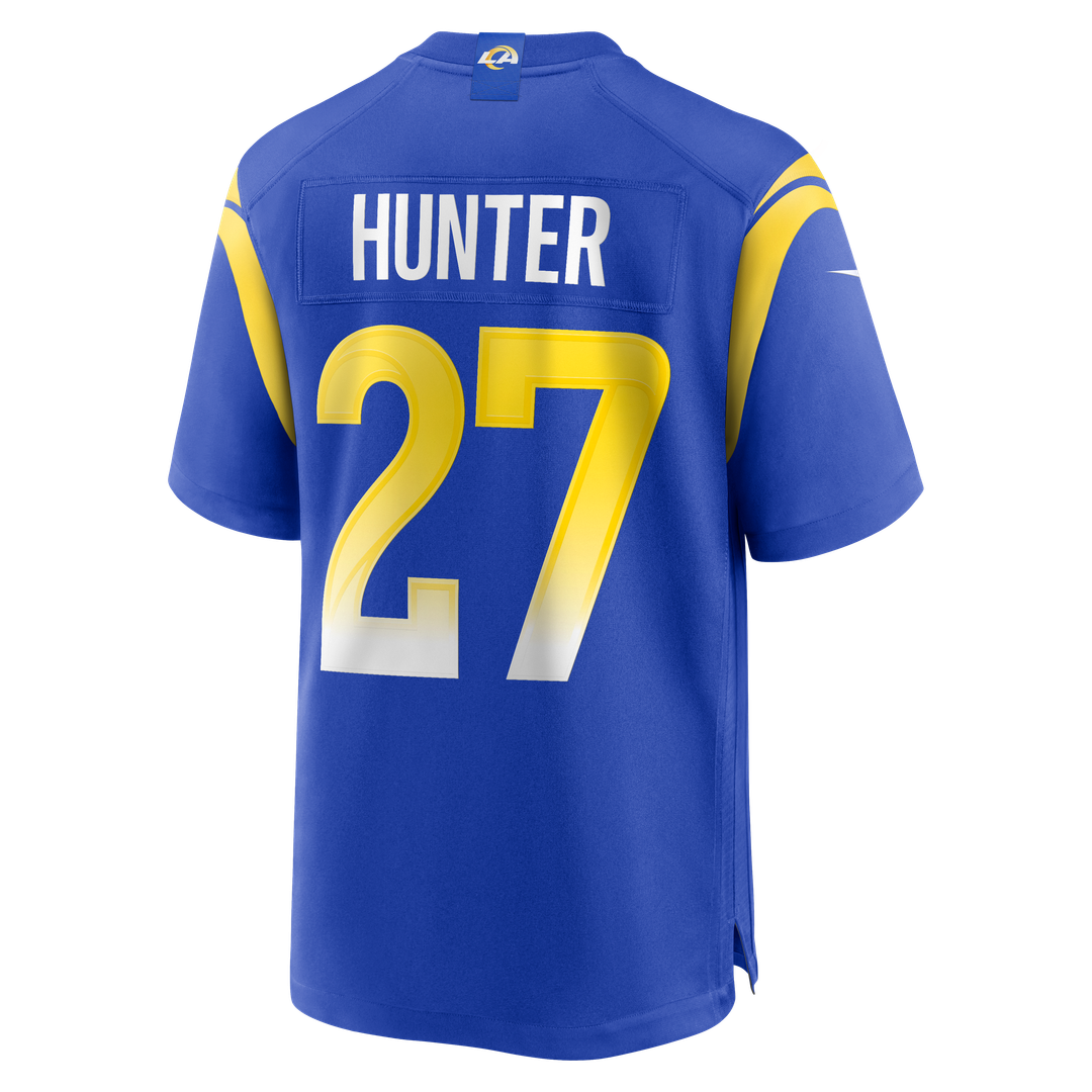 Los Angeles Rams Jarquez Hunter Nike Royal Team Game Jersey product image 3, provided for visual reference and product