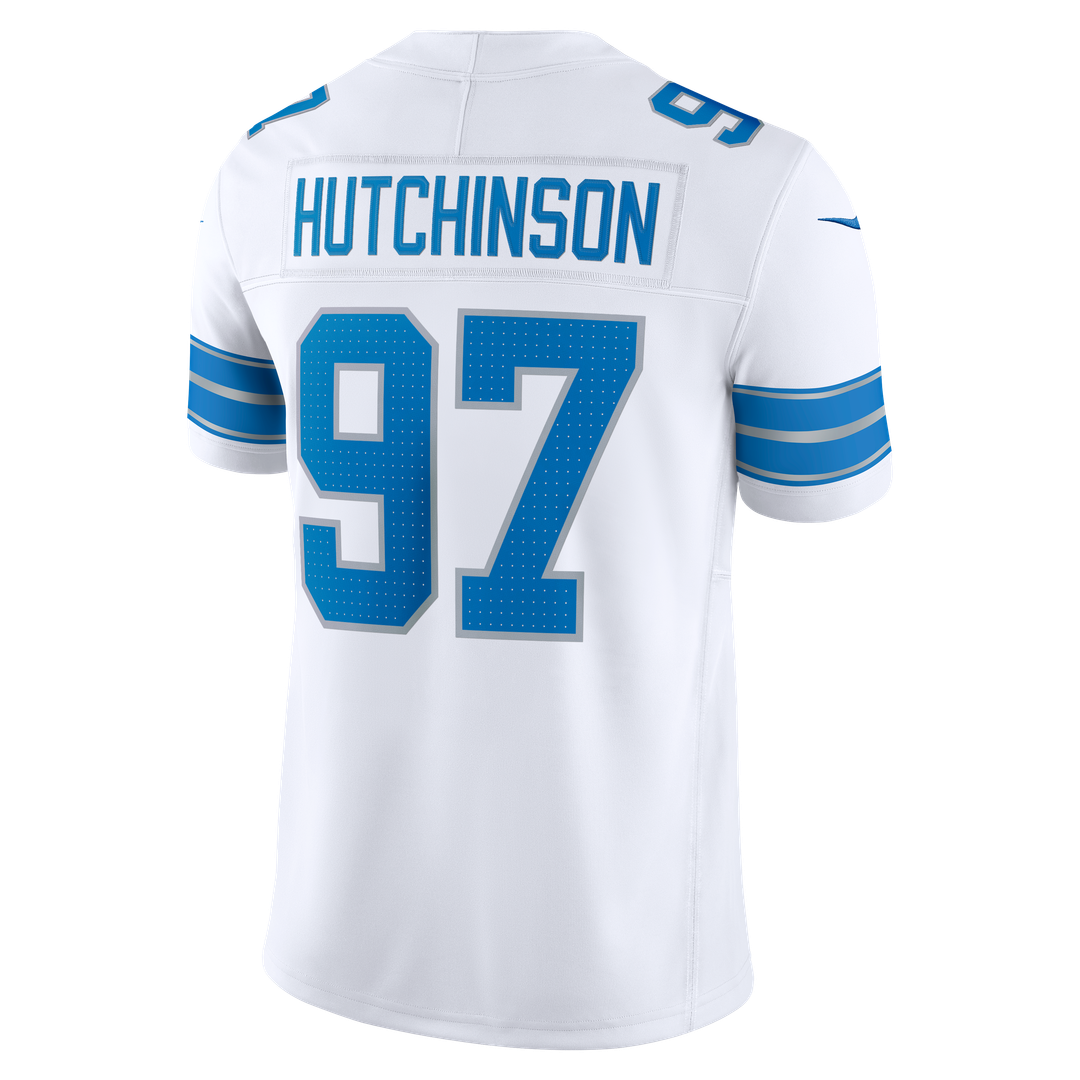 Detroit Lions Aidan Hutchinson Nike White Vapor F.U.S.E. Stitched Limited Jersey product image 3, provided for visual