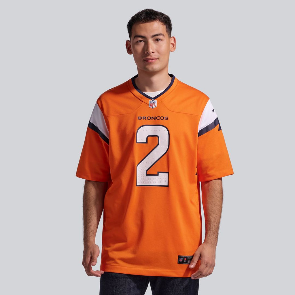 Denver Broncos Patrick Surtain II Nike Orange Team Game Jersey product image 2, provided for visual reference and product