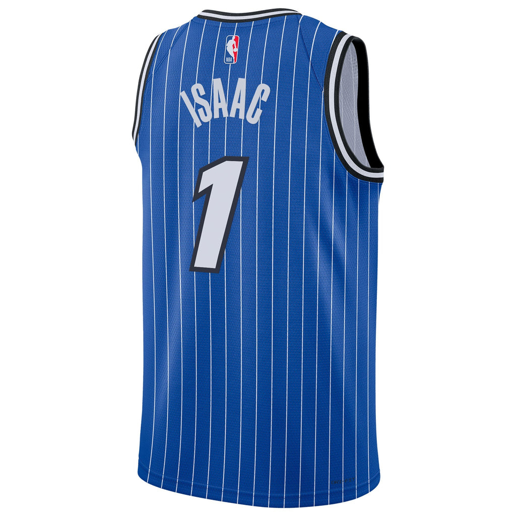 Orlando Magic Nike Replica Icon Edition Swingman Jersey - Blue - Jonathan Isaac - Unisex product image 4, provided for