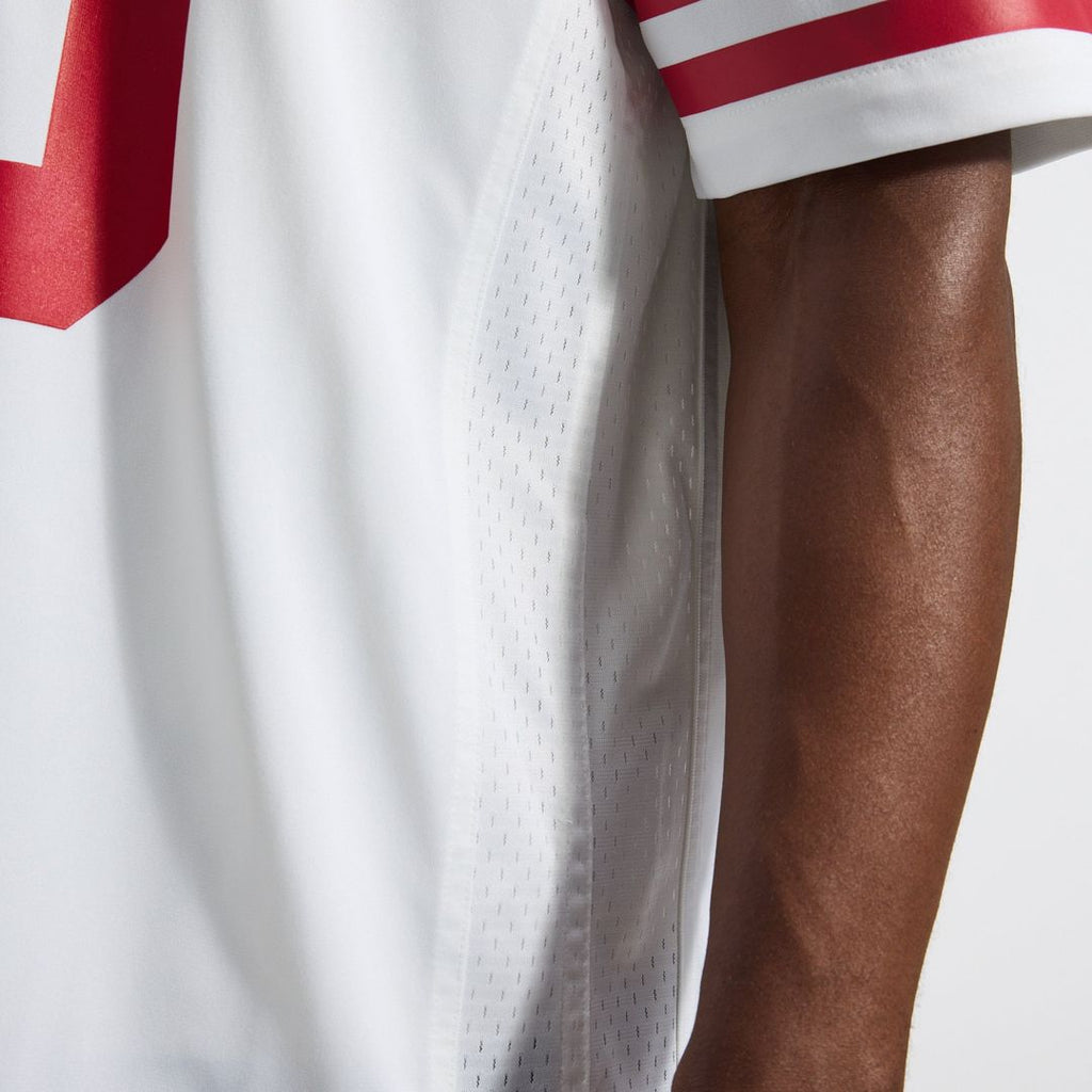 San Francisco 49ers Christian McCaffrey Nike White Game Player Jersey product image 23, provided for visual reference and