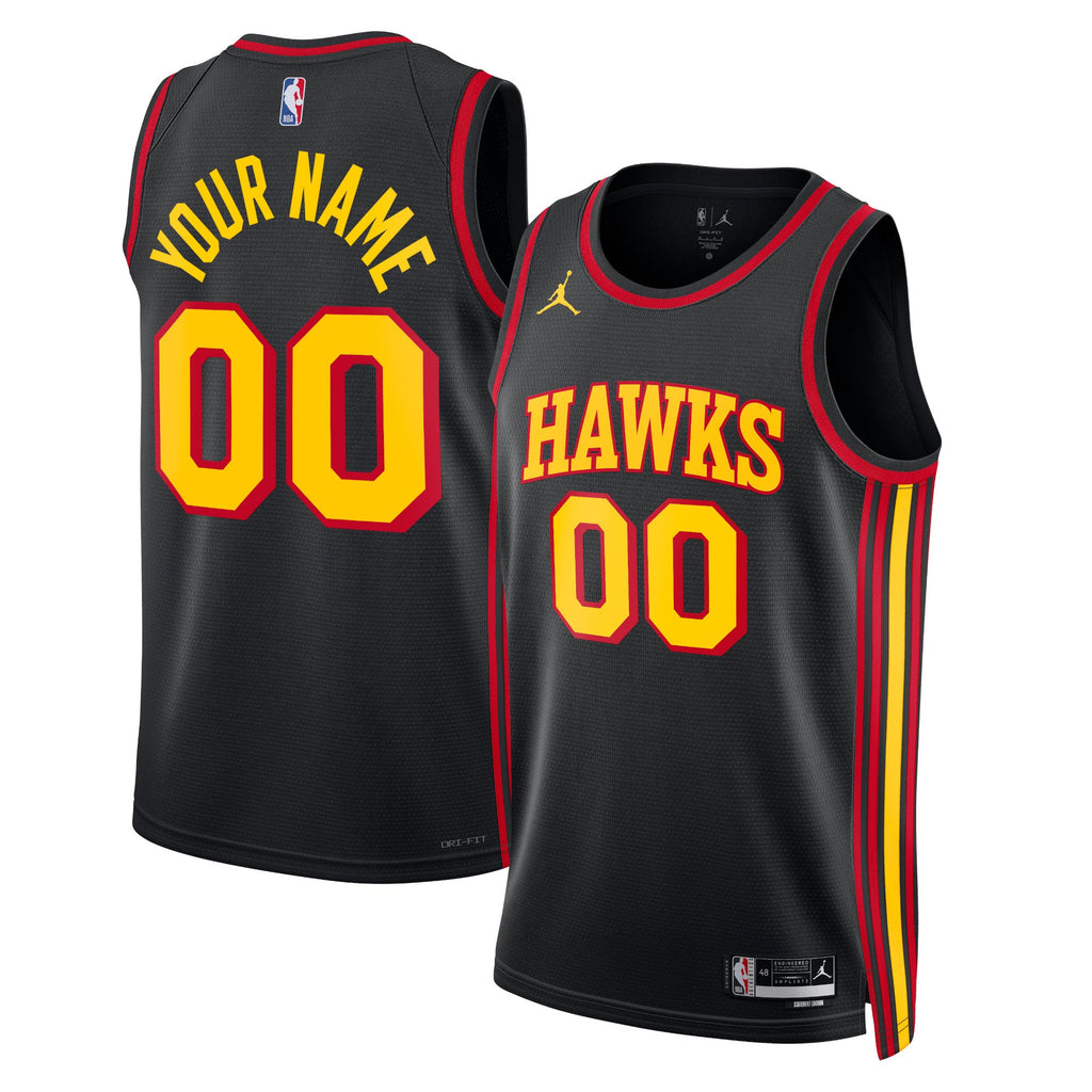 Atlanta Hawks Jordan Statement Swingman Jersey - Custom - Unisex product image 1, provided for visual reference and product