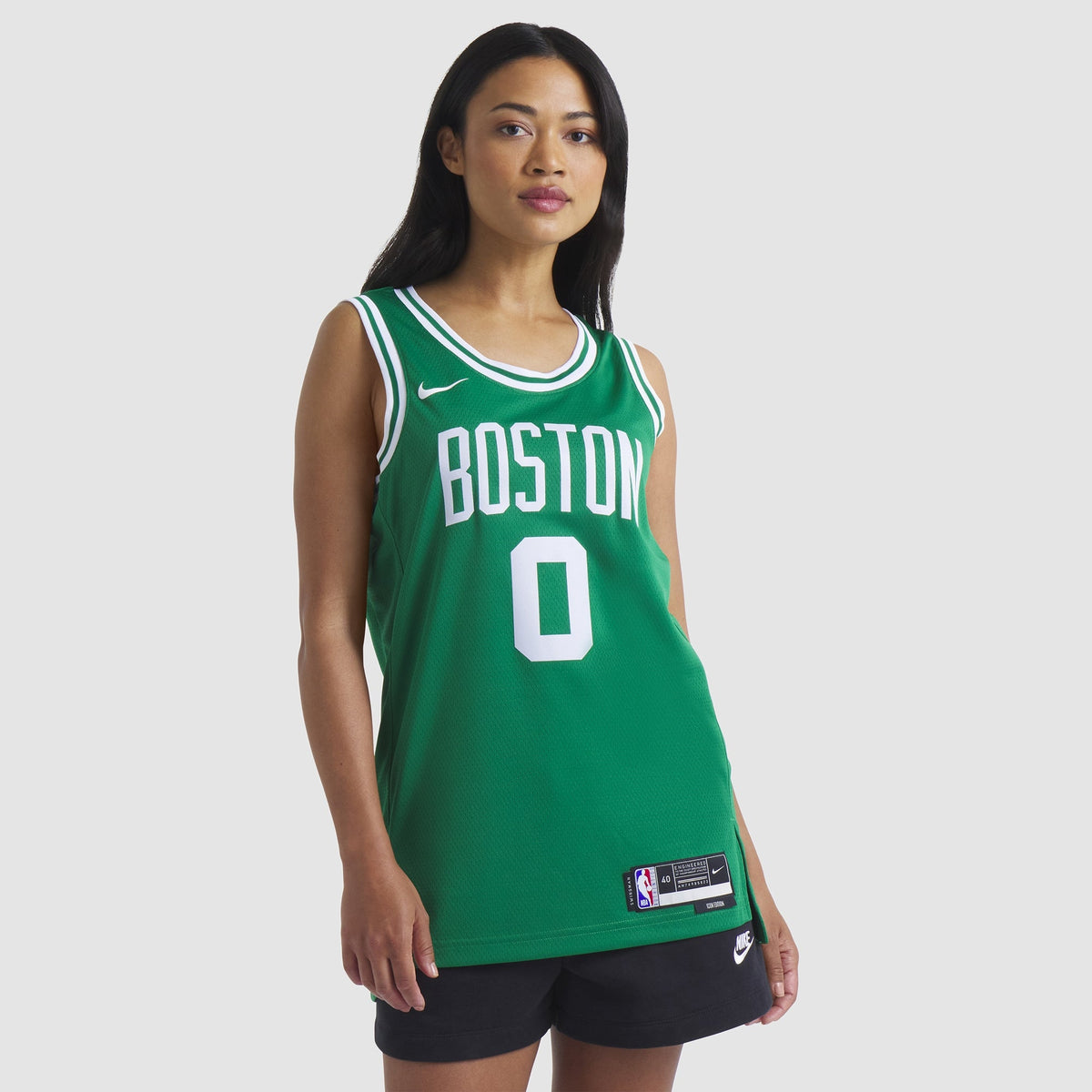 Boston Celtics Nike Icon Edition Swingman Jersey - Kelly Green - Jayson Tatum - Unisex product image 4, provided for visual