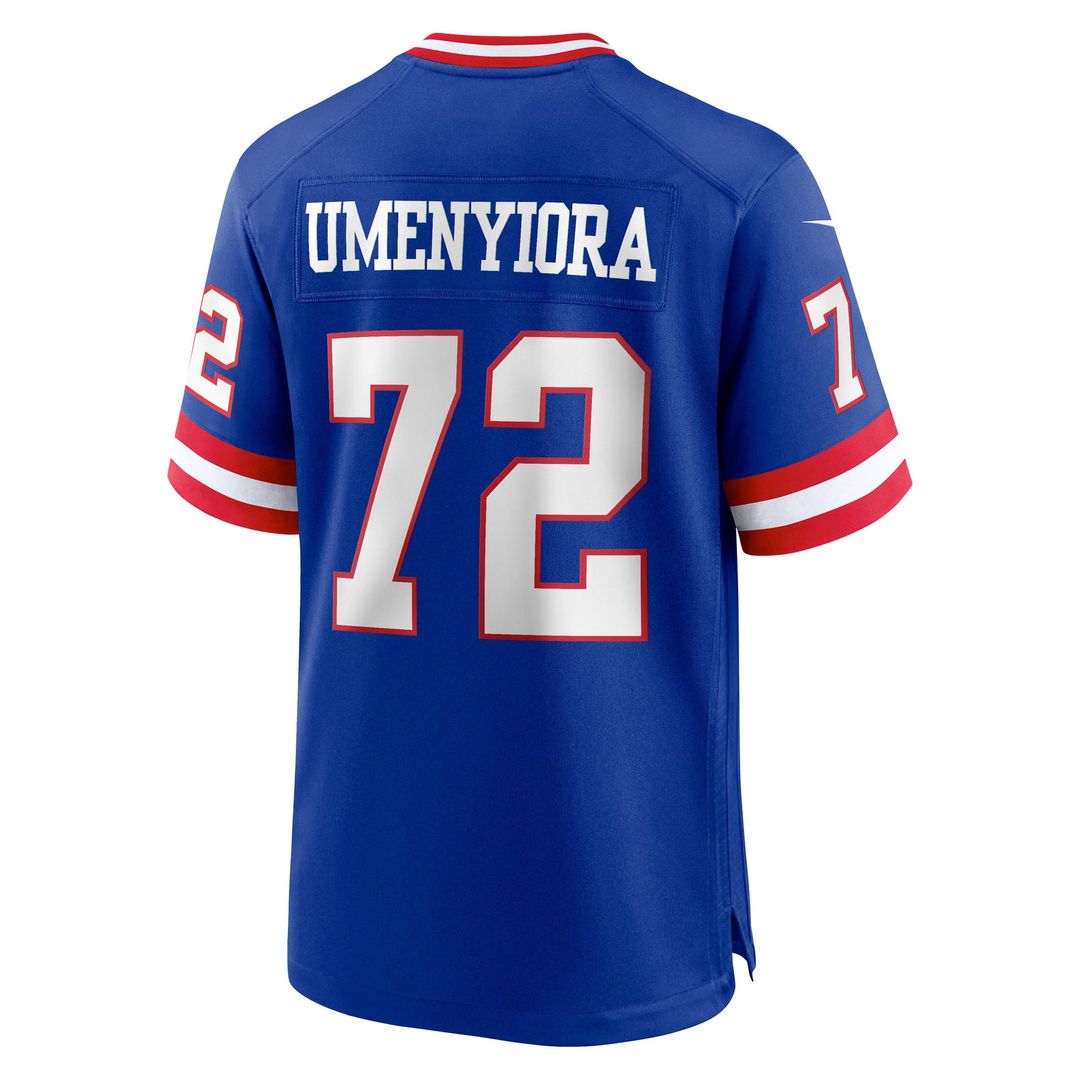 New York Giants Osi Umenyiora Nike Royal Retired Player Alternate Game Jersey product image 3, provided for visual reference