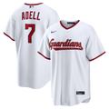 Cleveland Guardians Jo Adell Nike White Home Replica Jersey product image 1, provided for visual reference and product