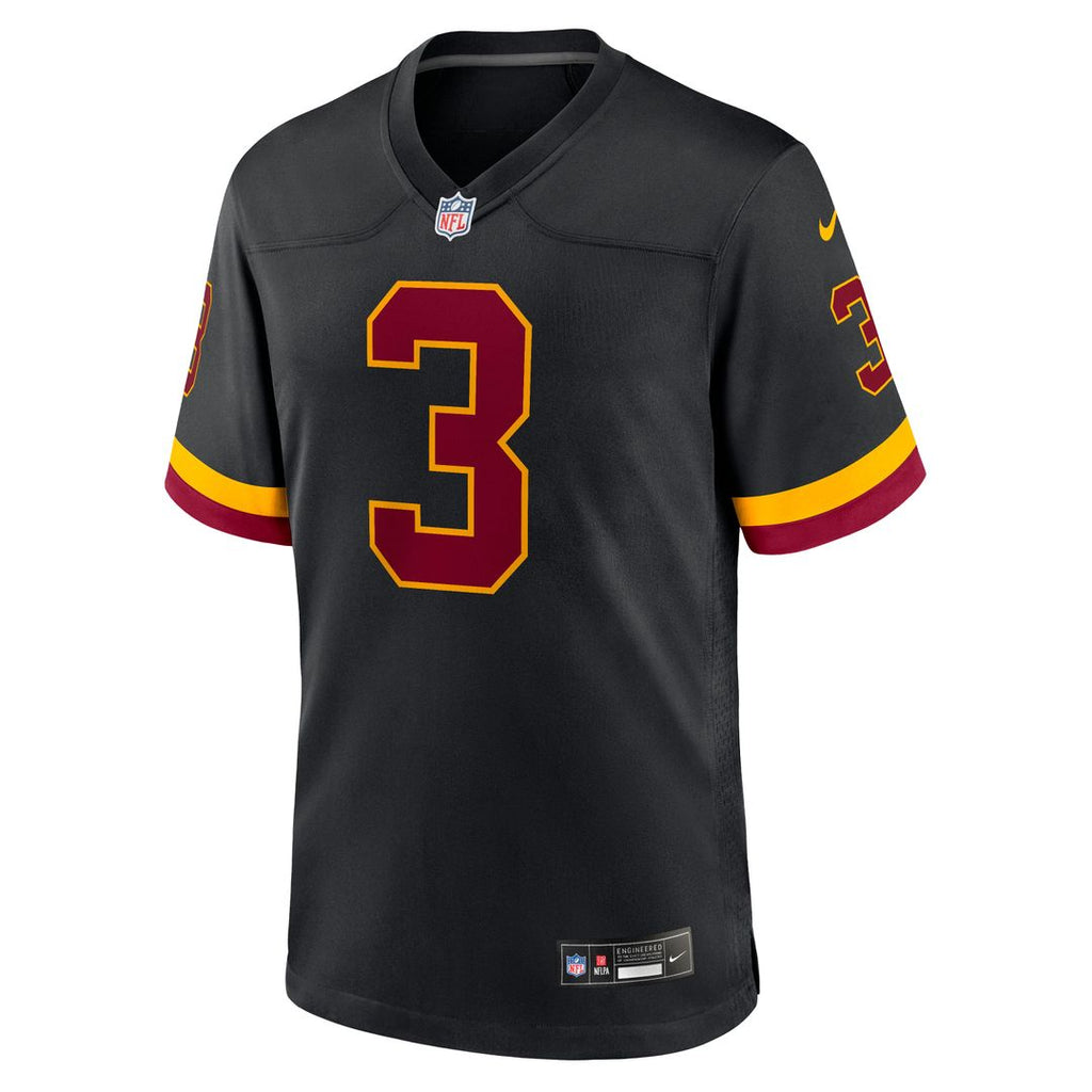 Washington Commanders Stefon Diggs Nike Black Alternate Game Jersey product image 2, provided for visual reference and