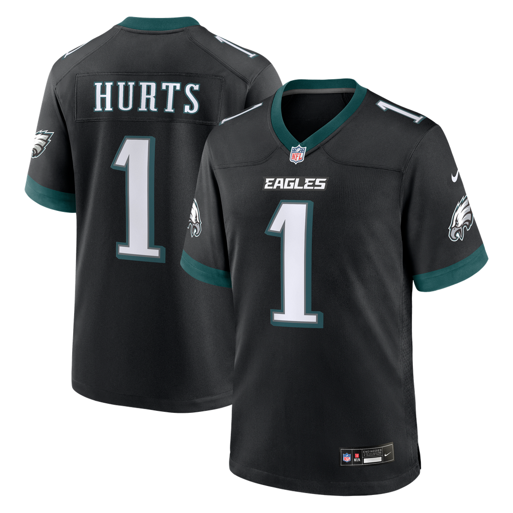 Philadelphia Eagles Jalen Hurts Nike Midnight Green Team Game Jersey product image 27, provided for visual reference and