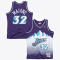 Utah Jazz Mitchell & Ness Karl Malone 1996 Swingman Road Authentic Jersey - Purple product image 1, provided for visual