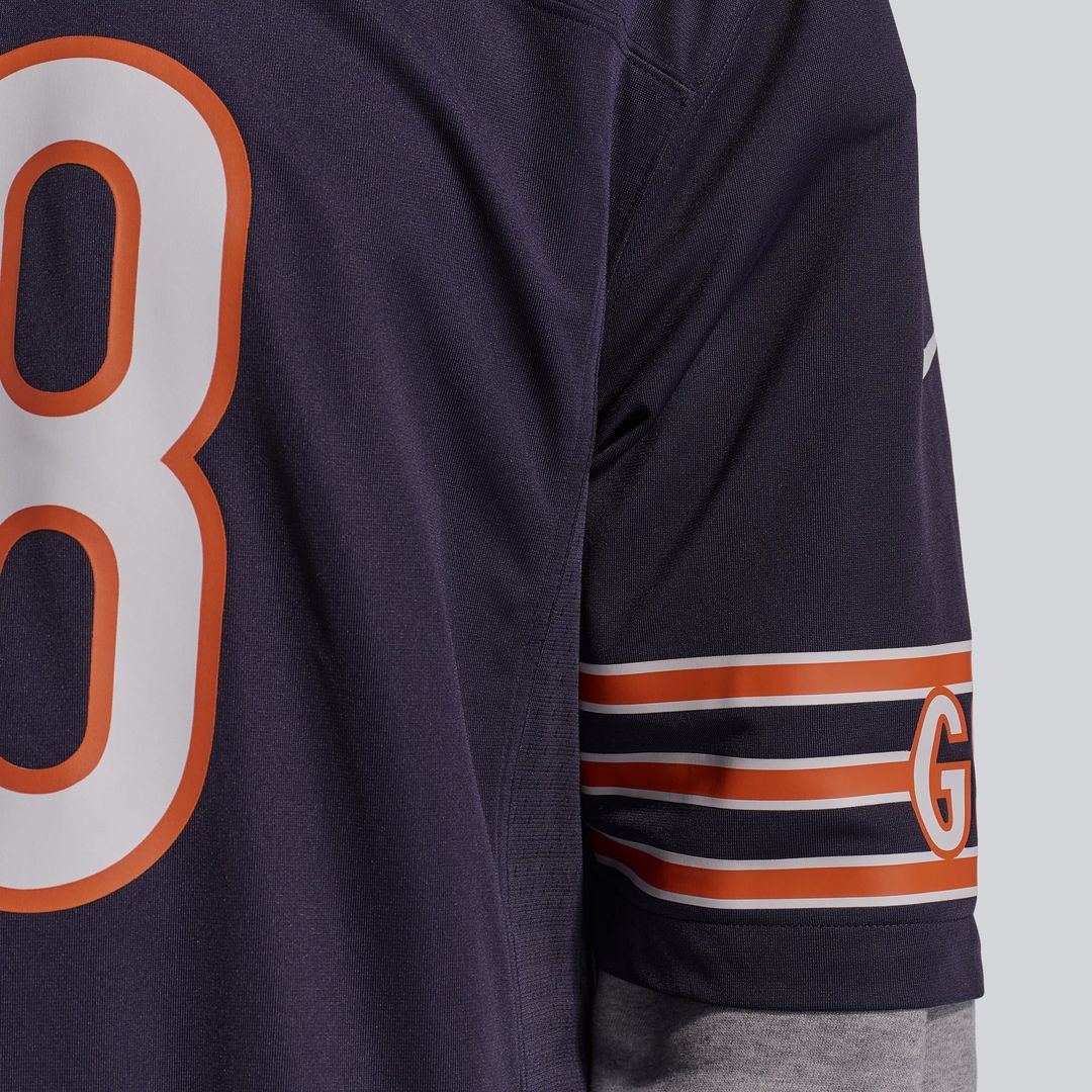 Chicago Bears Caleb Williams Nike Navy Player Game Jersey product image 27, provided for visual reference and product detail