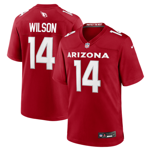 Arizona Cardinals Michael Wilson Nike Cardinal Team Game Jersey product image 1, provided for visual reference and product