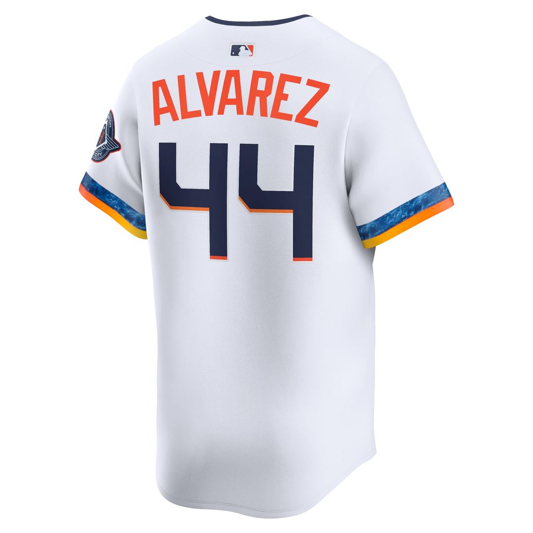 Houston Astros Yordan Alvarez Nike White 2025 City Connect Limited Player Jersey product image 3, provided for visual