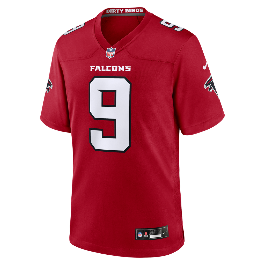 Atlanta Falcons Michael Penix Jr. Nike Red Game Jersey product image 6, provided for visual reference and product detail
