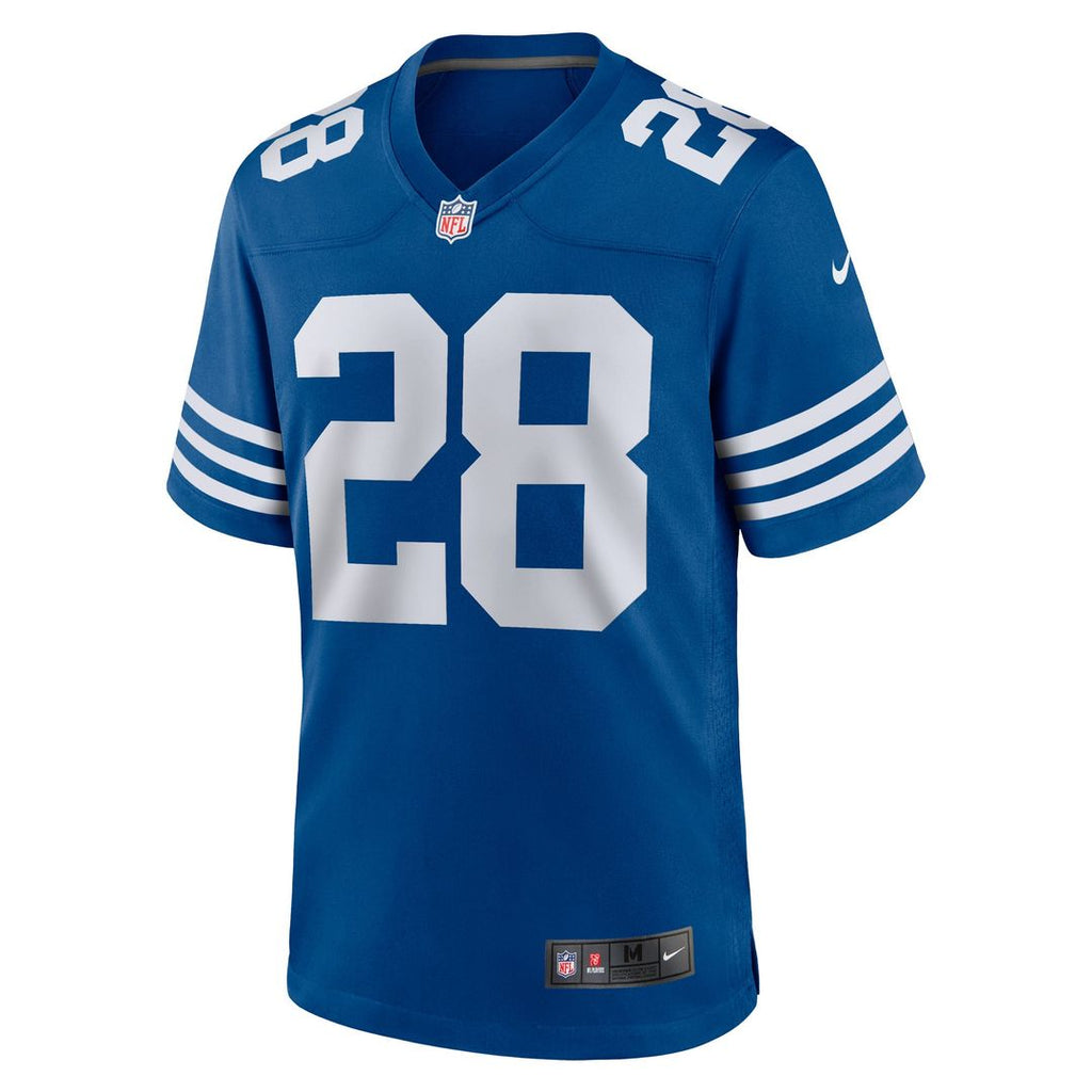 Indianapolis Colts Jonathan Taylor Nike Royal Game Player Jersey product image 8, provided for visual reference and product