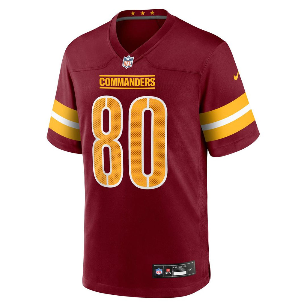 Washington Commanders Tyree Jackson Nike Burgundy Team Game Jersey product image 2, provided for visual reference and
