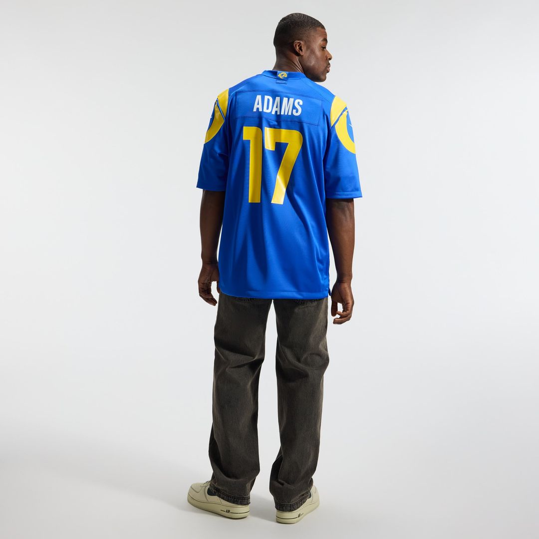 Los Angeles Rams Davante Adams Nike Royal Team Game Player Jersey product image 5, provided for visual reference and product