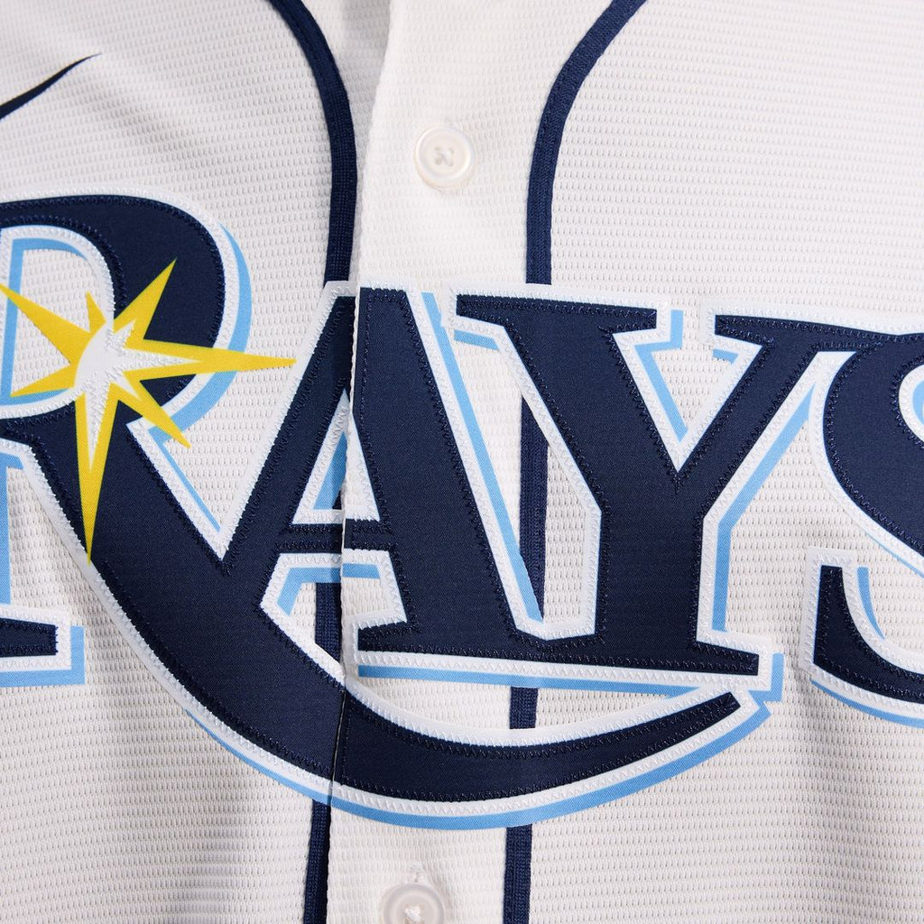 Tampa Bay Rays Yandy Díaz Nike White Home Replica Jersey product image 11, provided for visual reference and product detail