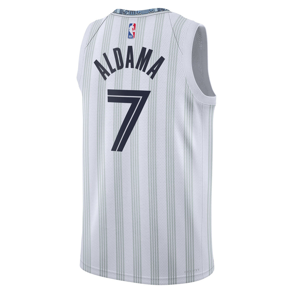 Memphis Grizzlies Nike 2025/26 City Edition Swingman Jersey - Gray - Santi Aldama - Unisex product image 4, provided for