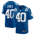 Indianapolis Colts Jaylon Jones Nike Royal Team Game Jersey product image 1, provided for visual reference and product