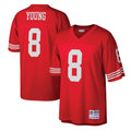 San Francisco 49ers Steve Young Mitchell & Ness Scarlet Legacy Replica Jersey product image 1, provided for visual reference