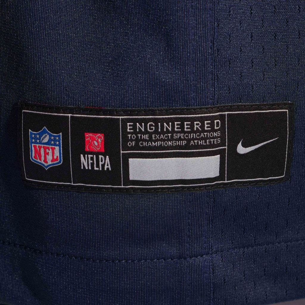 Chicago Bears Ozzy Trapilo Nike Navy Team Game Jersey product image 6, provided for visual reference and product detail