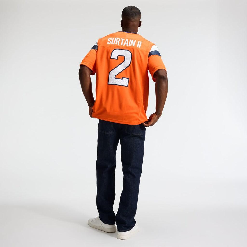 Denver Broncos Pat Surtain II Nike White Vapor F.U.S.E. Stitched Limited Jersey product image 11, provided for visual