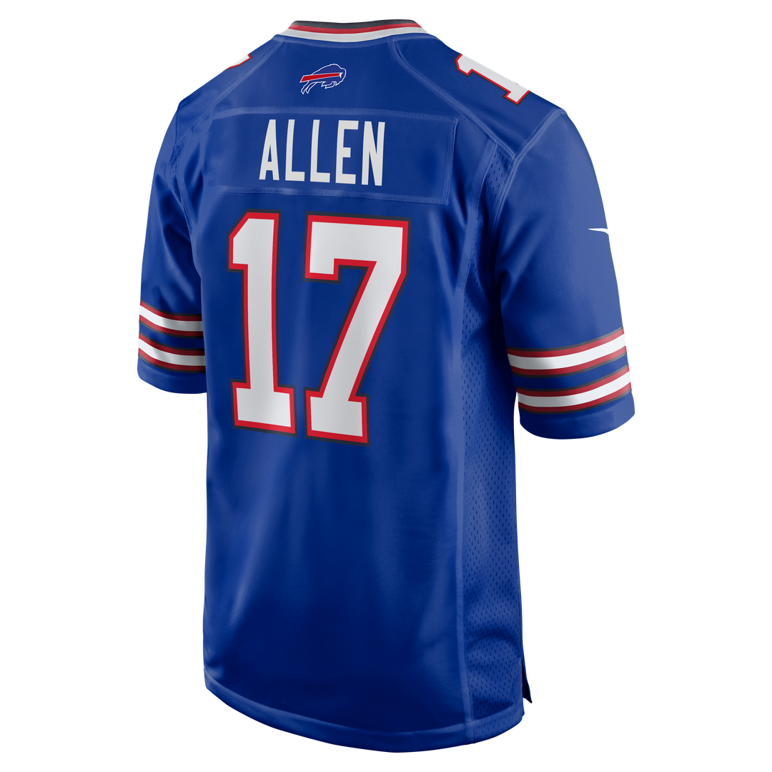 Buffalo Bills Josh Allen Nike Royal Team Game Player Jersey product image 3, provided for visual reference and product