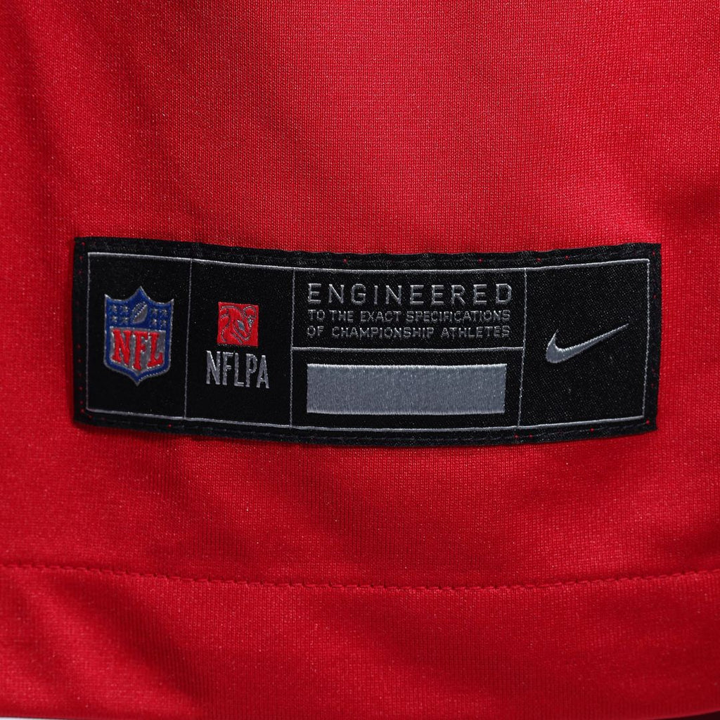 San Francisco 49ers Earnest Brown IV Nike Scarlet Team Game Jersey product image 6, provided for visual reference and