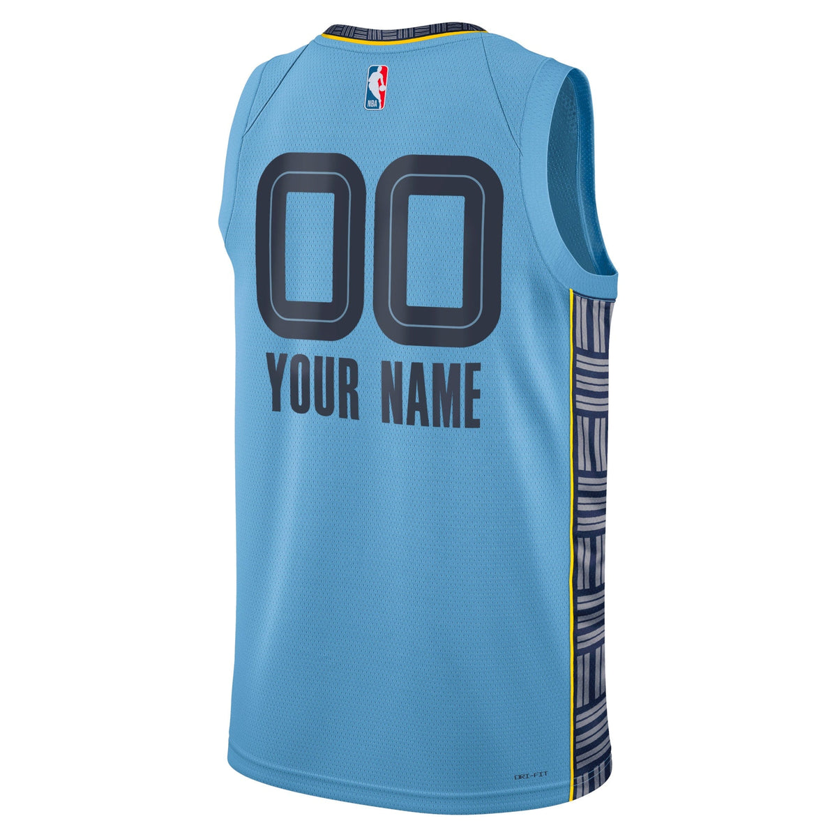 Memphis Grizzlies Jordan Statement Swingman Jersey - Custom - Unisex product image 3, provided for visual reference and