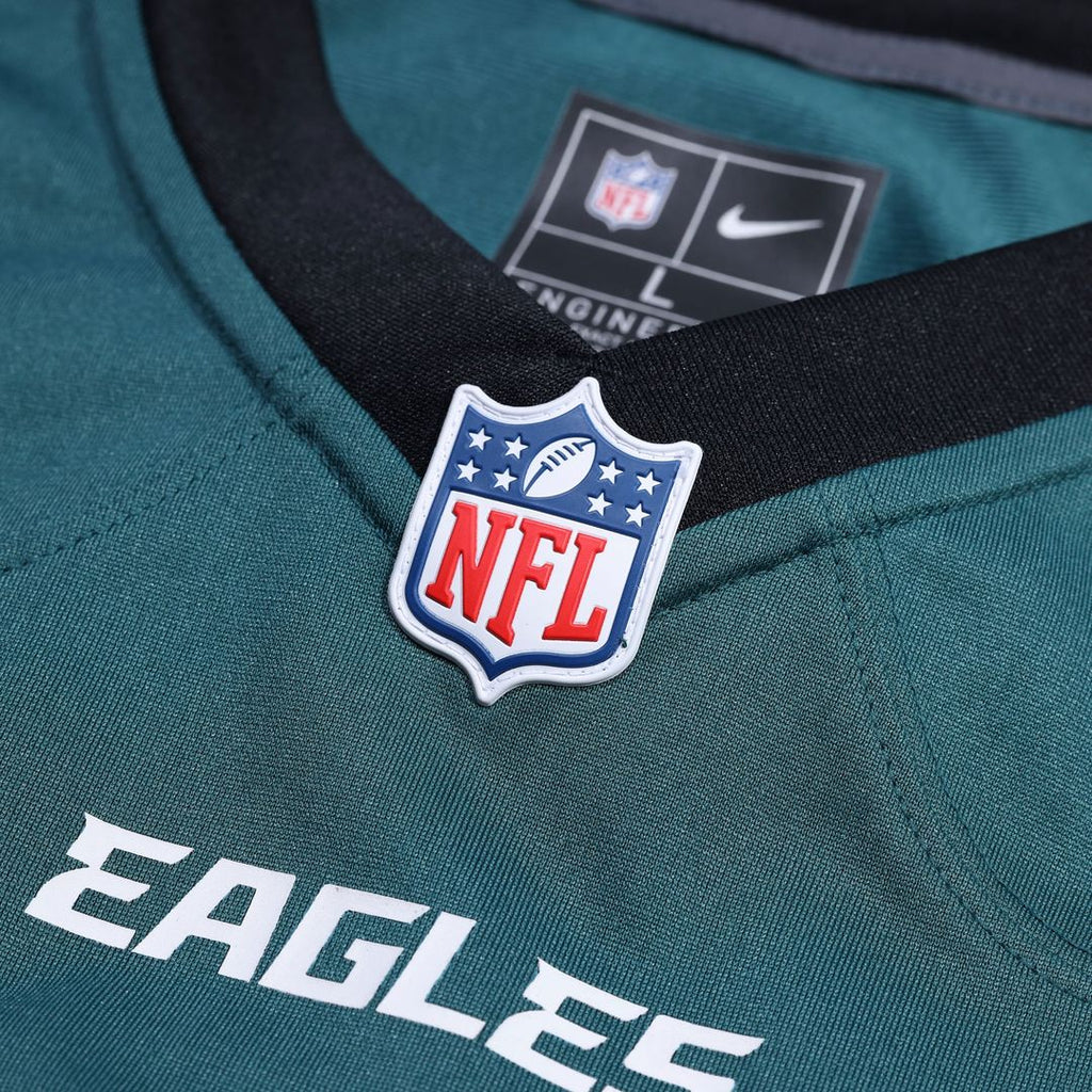 Philadelphia Eagles Nike Midnight Green Custom Game Jersey product image 4, provided for visual reference and product detail