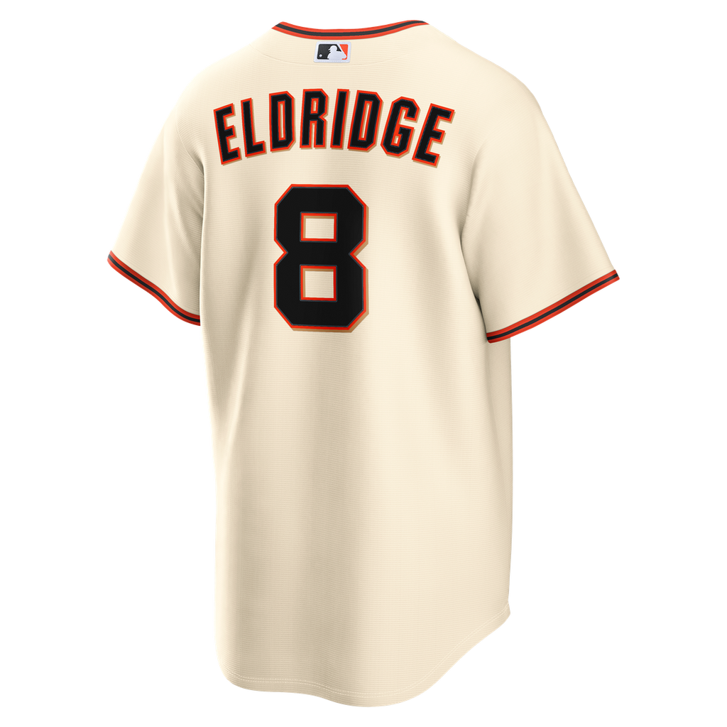 San Francisco Giants Bryce Eldridge Nike Cream Home Replica Jersey product image 3, provided for visual reference and