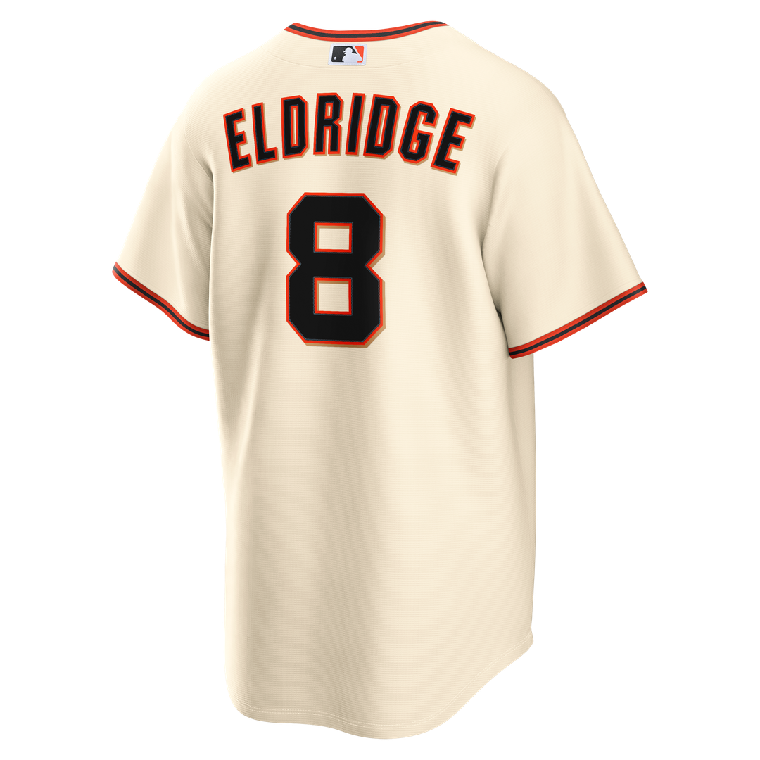 San Francisco Giants Bryce Eldridge Nike Cream Home Replica Jersey product image 3, provided for visual reference and