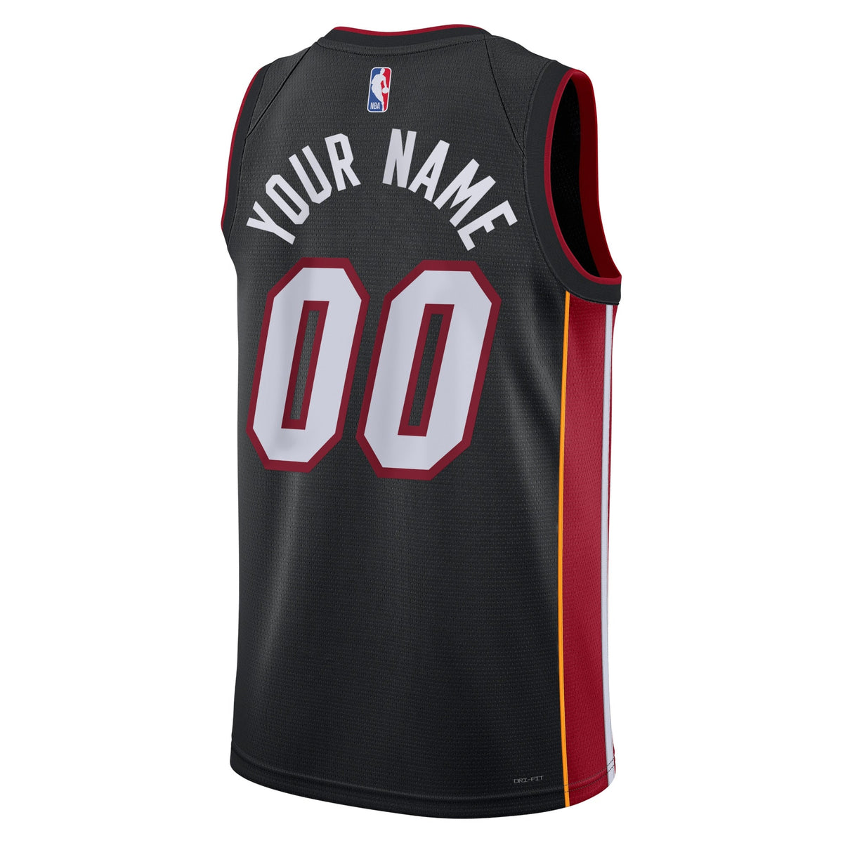 Miami Heat Nike Icon Swingman Jersey - Custom - Unisex product image 3, provided for visual reference and product detail