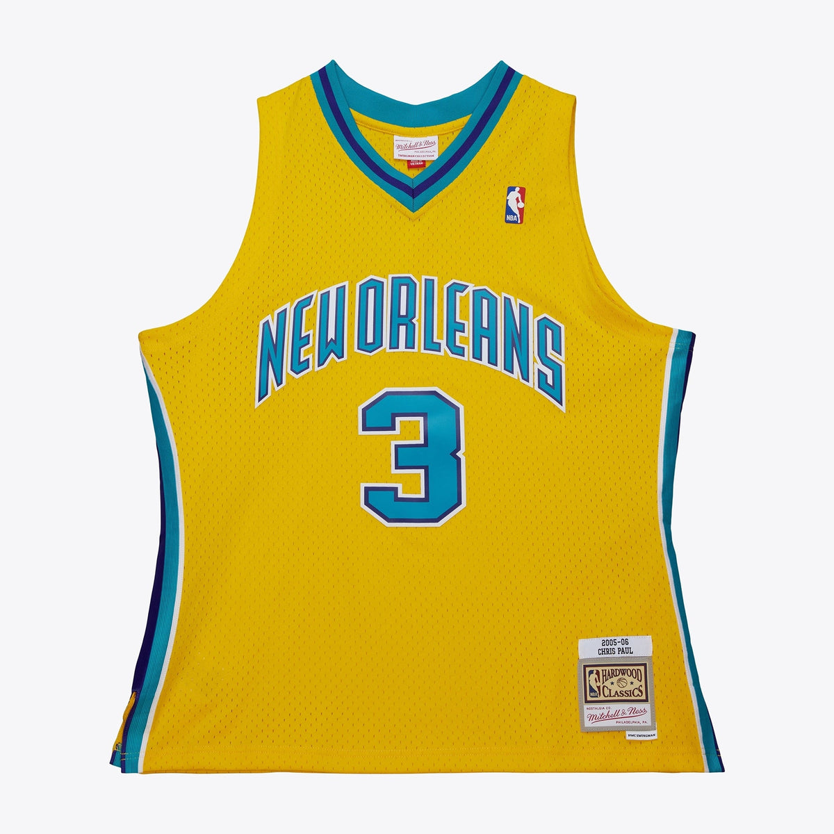 New Orleans Hornets Mitchell & Ness Swingman Jersey - Chris Paul product image 2, provided for visual reference and product