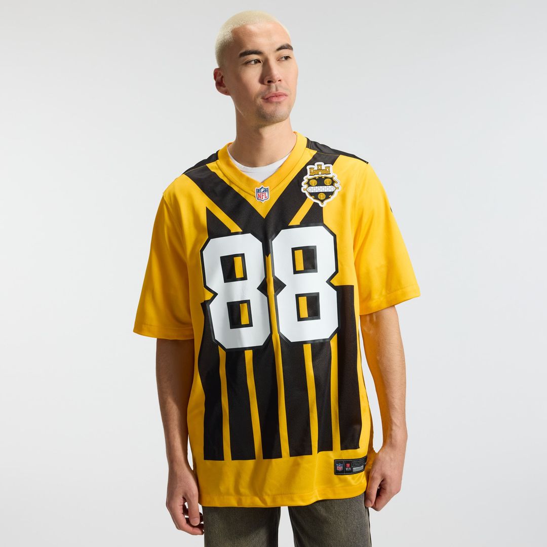Pittsburgh Steelers Pat Freiermuth Nike Gold Alternate 1933 Throwback Game Jersey product image 14, provided for visual