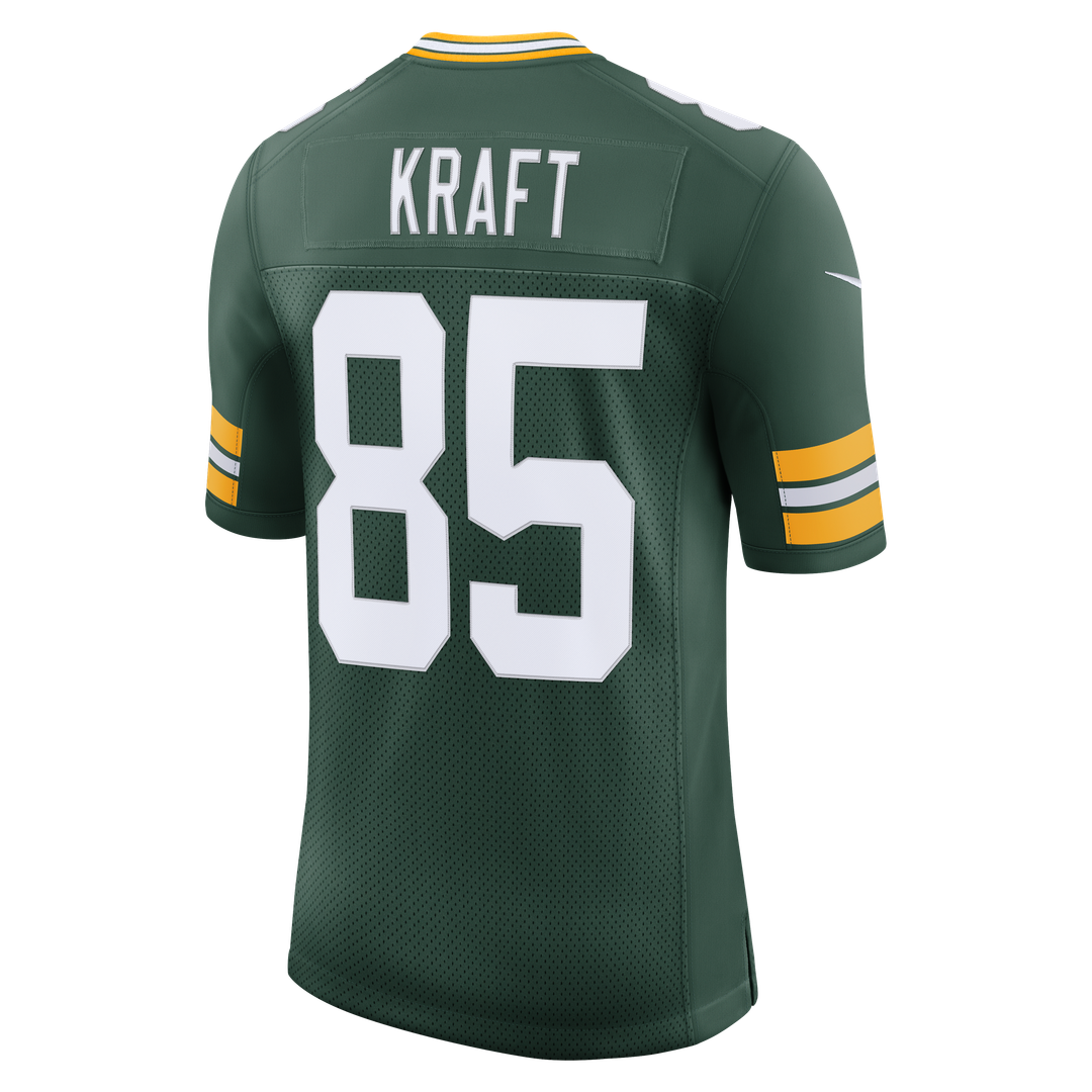 Green Bay Packers Tucker Kraft Nike Green Vapor Untouchable Stitched Limited Jersey product image 3, provided for visual