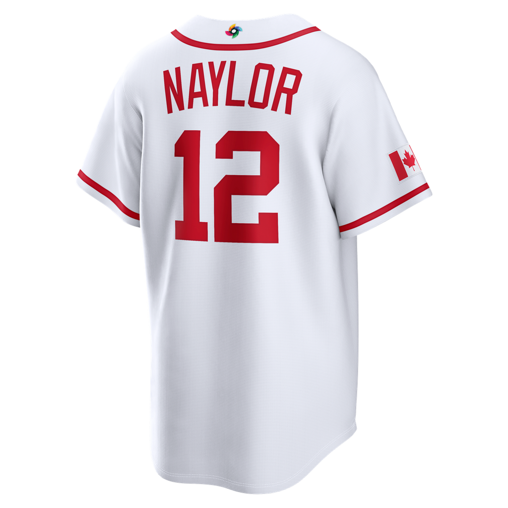 Canada Baseball Josh Naylor Nike White 2026 World Baseball Classic Home Stadium Jersey product image 3, provided for visual