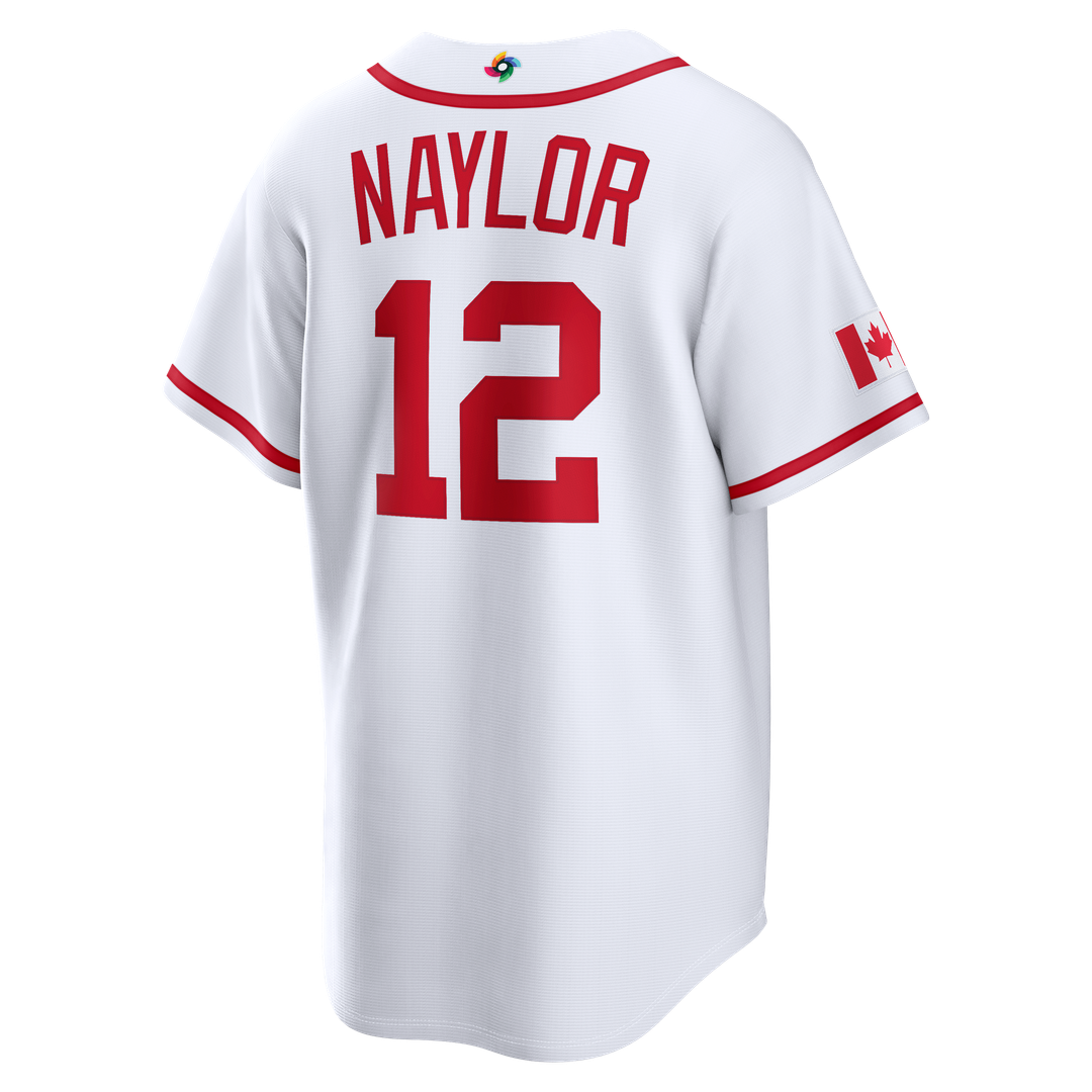 Canada Baseball Josh Naylor Nike White 2026 World Baseball Classic Home Stadium Jersey product image 3, provided for visual