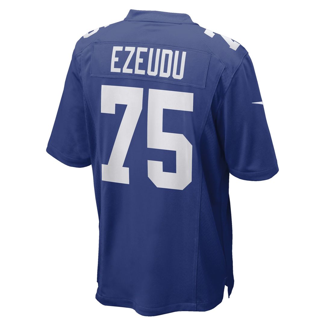New York Giants Joshua Ezeudu Nike Royal Game Player Jersey product image 3, provided for visual reference and product