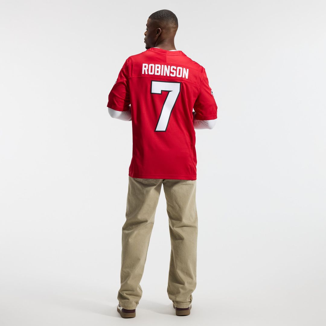 Atlanta Falcons Bijan Robinson Nike Black Alternate Throwback Vapor F.U.S.E. Stitched Limited Jersey product image 11,