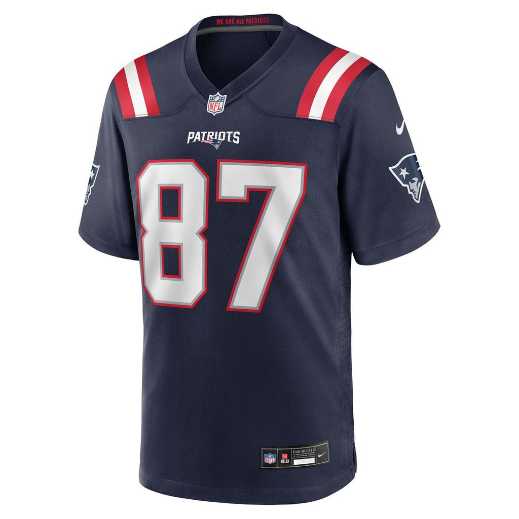New England Patriots Rob Gronkowski Nike Navy Team Retired Player Game Jersey product image 2, provided for visual reference