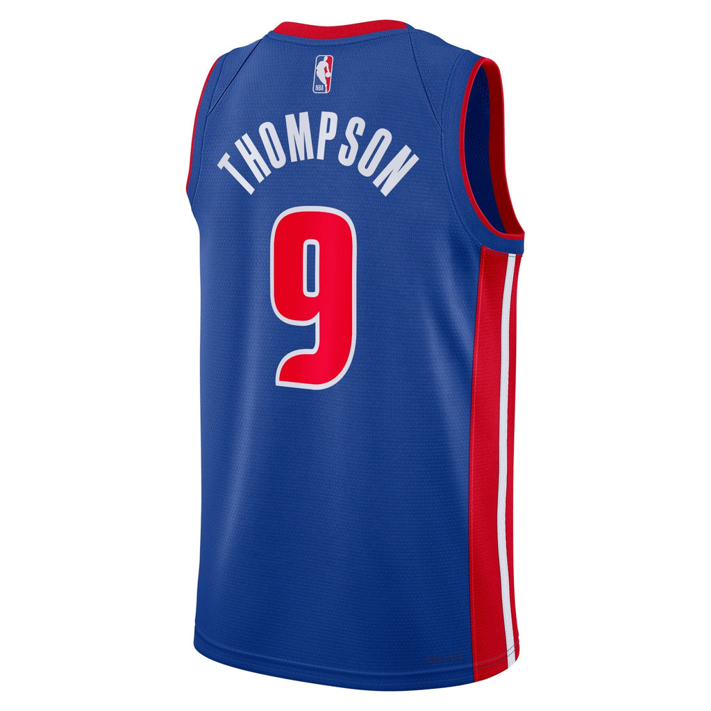 Detroit Pistons Nike Icon Edition Swingman Jersey - Blue - Ausar Thompson - Unisex product image 4, provided for visual