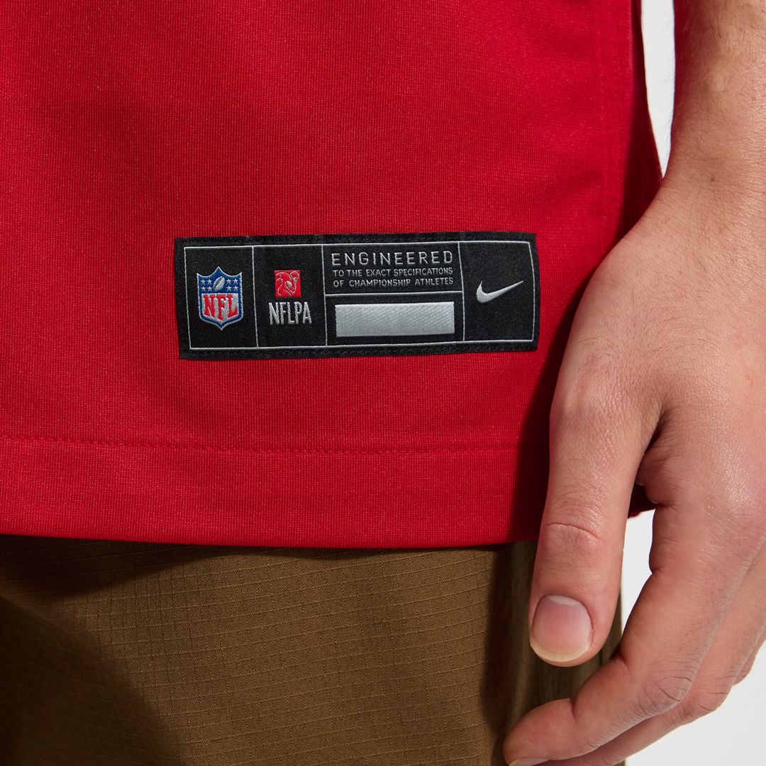 Atlanta Falcons Jalon Walker Nike Red Game Jersey product image 21, provided for visual reference and product detail review
