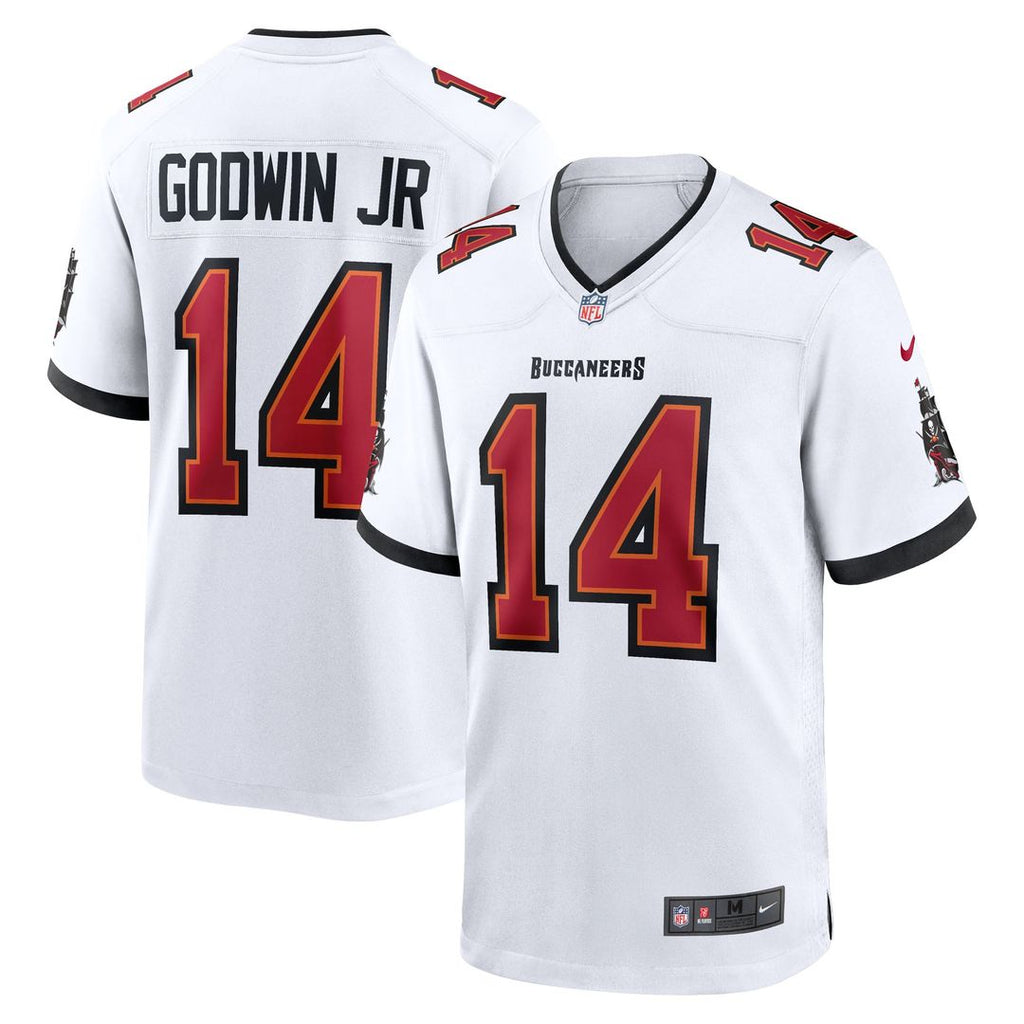 Tampa Bay Buccaneers Chris Godwin Jr. Nike White Game Player Jersey product image 4, provided for visual reference and