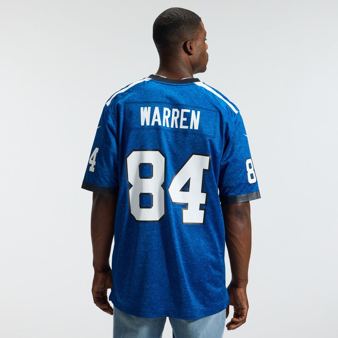 Indianapolis Colts Tyler Warren Nike Heather Royal Alternate 2 Indiana Nights Game Jersey product image 3, provided for